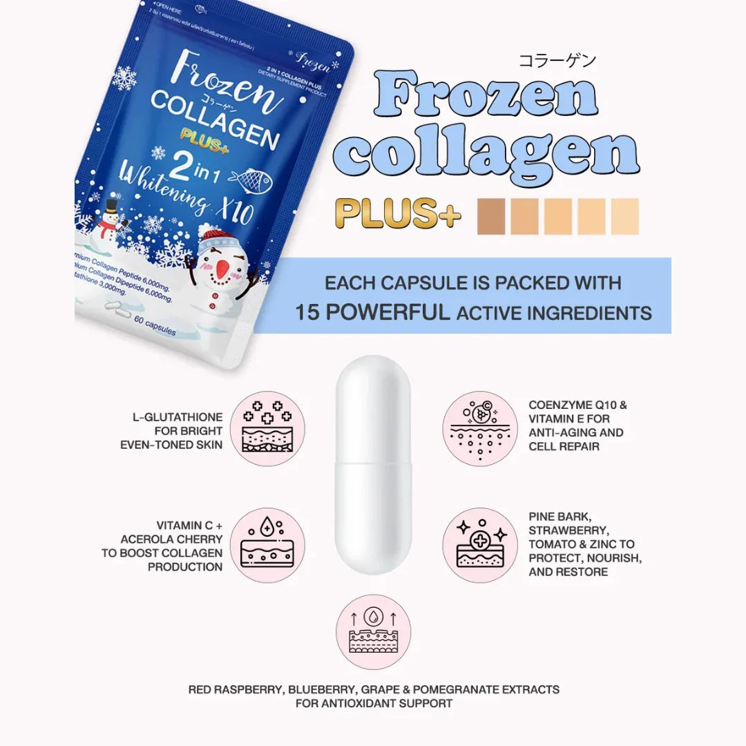 Frozen Collagen Plus 2 in 1 Brightening X10 - 60s