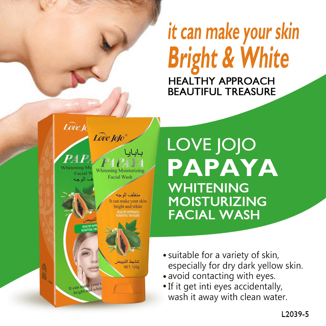 Love Jojo Papaya Brightening Moisturizing Facial Wash - 120g