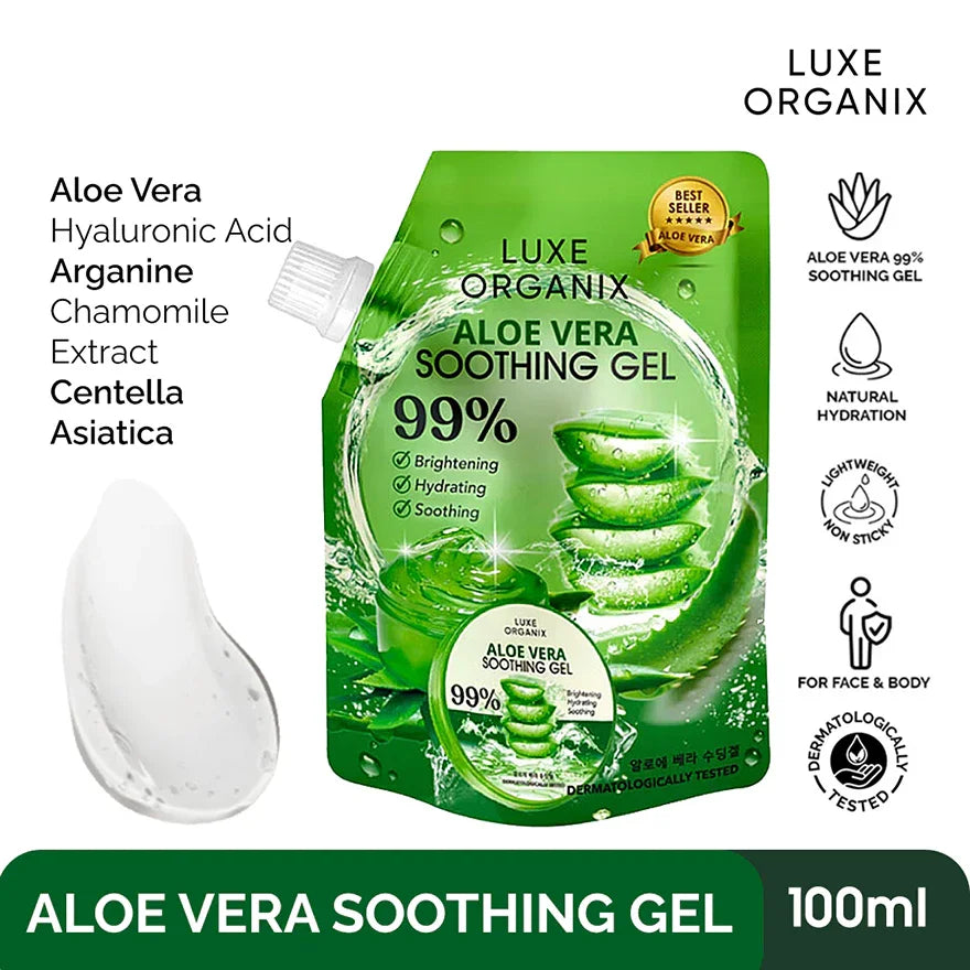 Luxe Organix Aloe Vera Soothing Gel - 100ml
