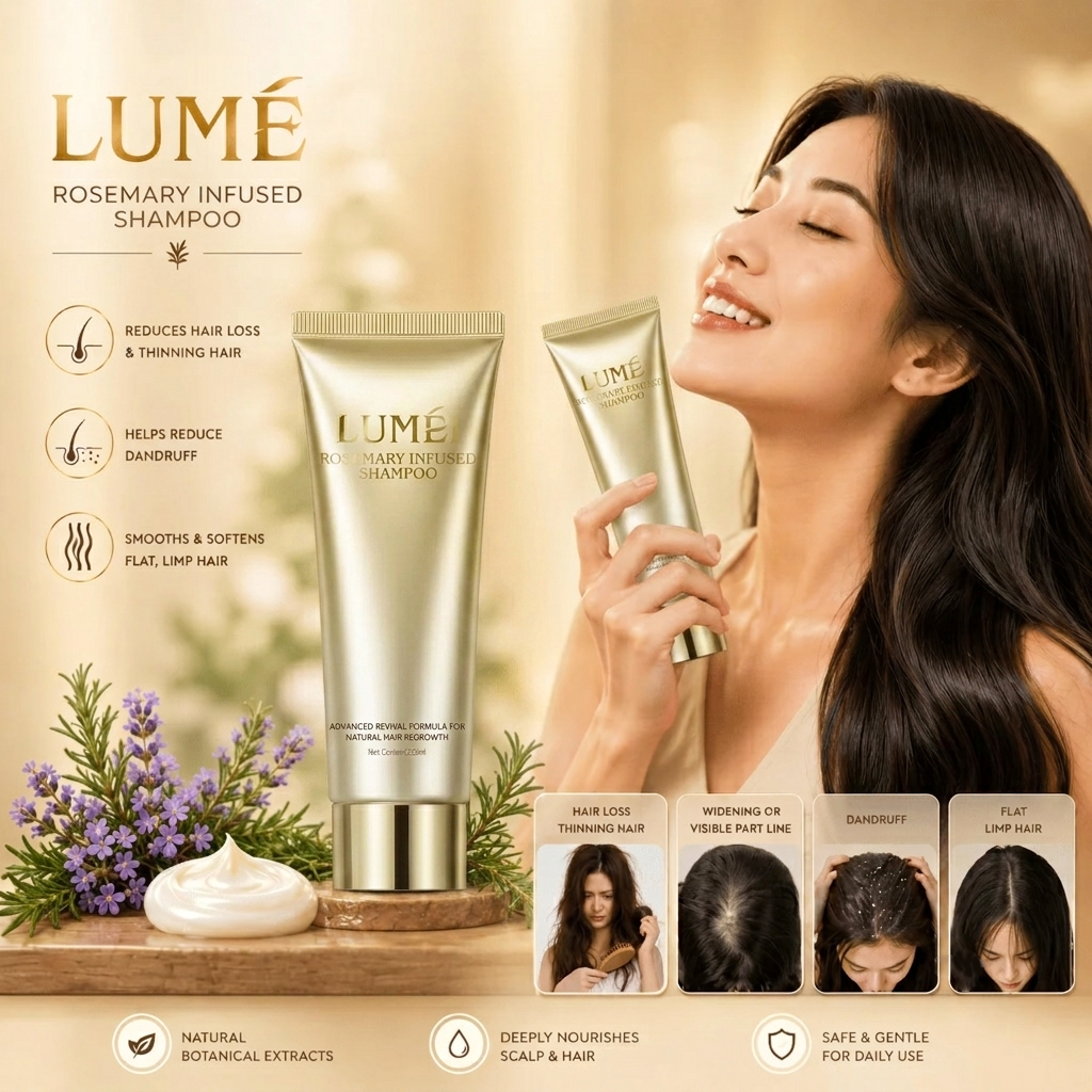 Lumei Rosemary Infused Shampoo - 255ml
