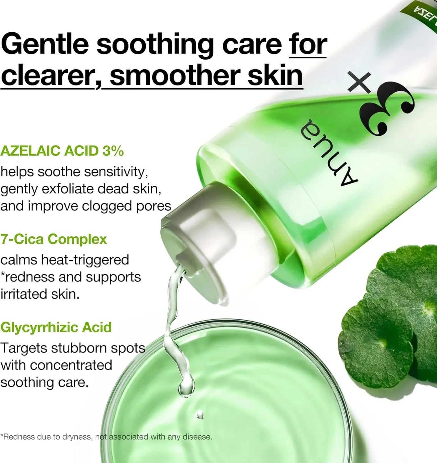 Anua Azelaic Acid 3 CICA Skin Clarifying Toner - 250ml