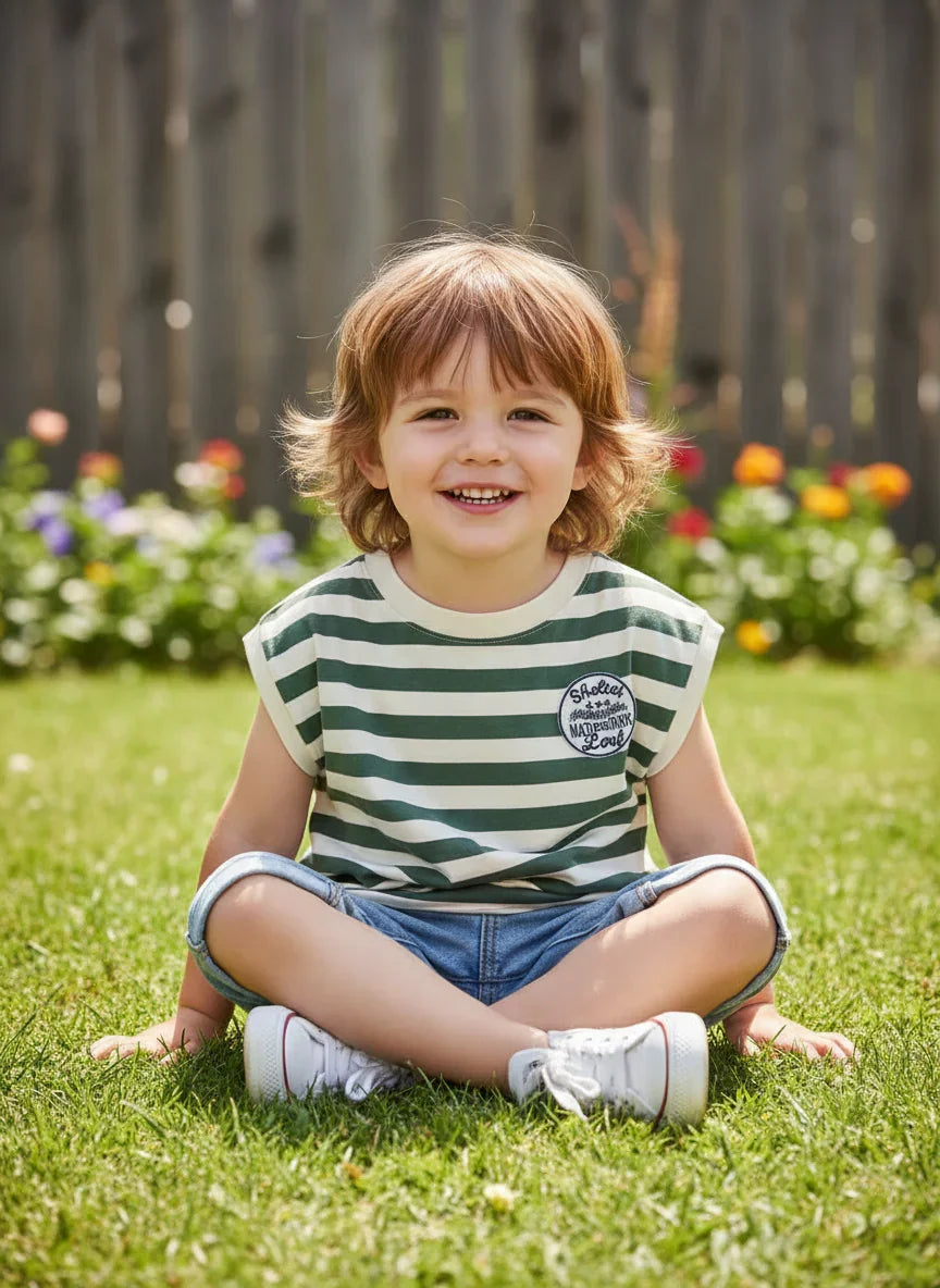 High Quality Kids Striped T-Shirt