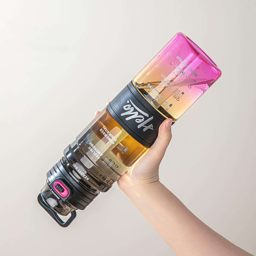 Portable Sports Water Bottle With Flip Lid - 1000ml
