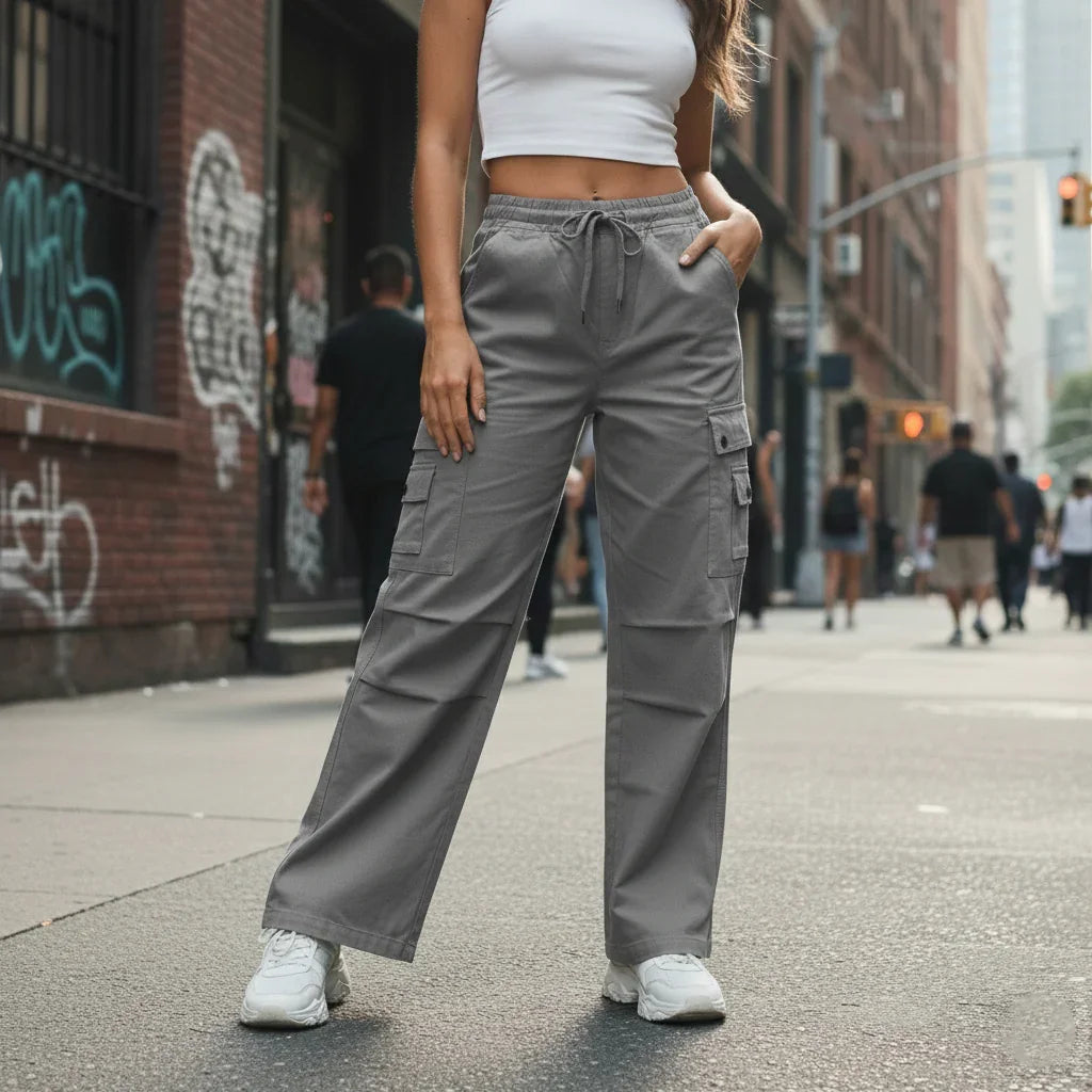 Women's Stylish Joggers Cargo Pant - SZW-938