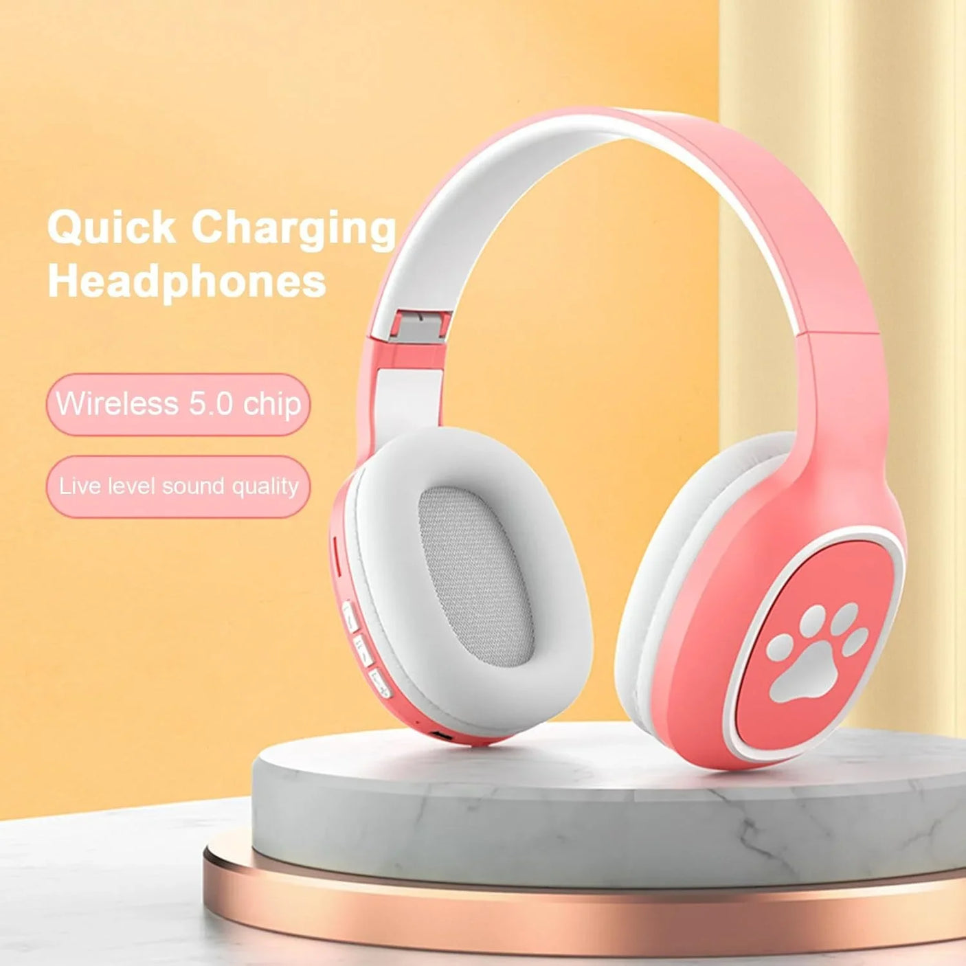 Colorful Cute Hifi Wireless Headphone SYM-003
