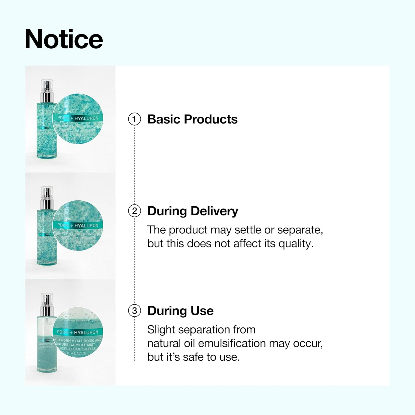 Anua PDRN Hyaluronic Acid Hydrating Capsule Facial Mist - 100ml