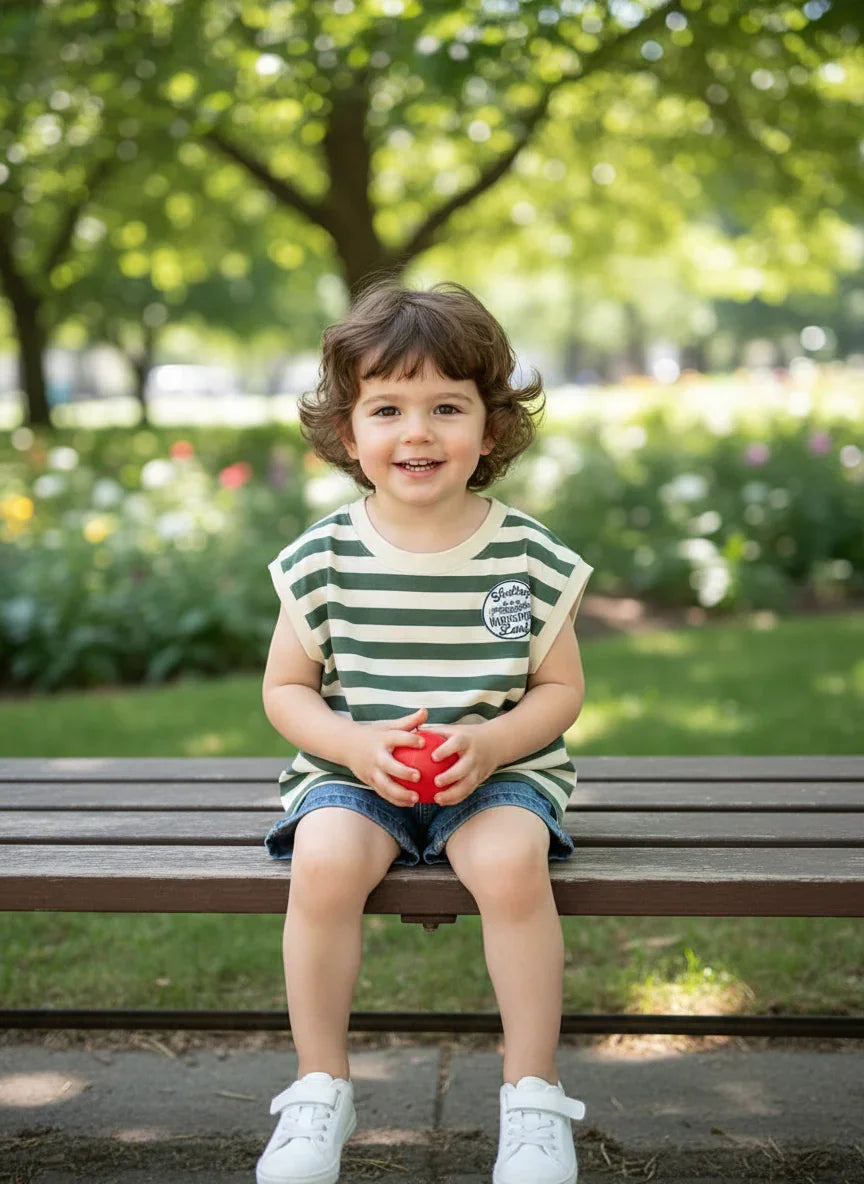 High Quality Kids Striped T-Shirt