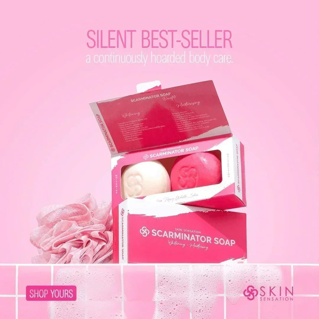 Skin Sensation Scarminator 2 In 1 Soap - 2 X 100g