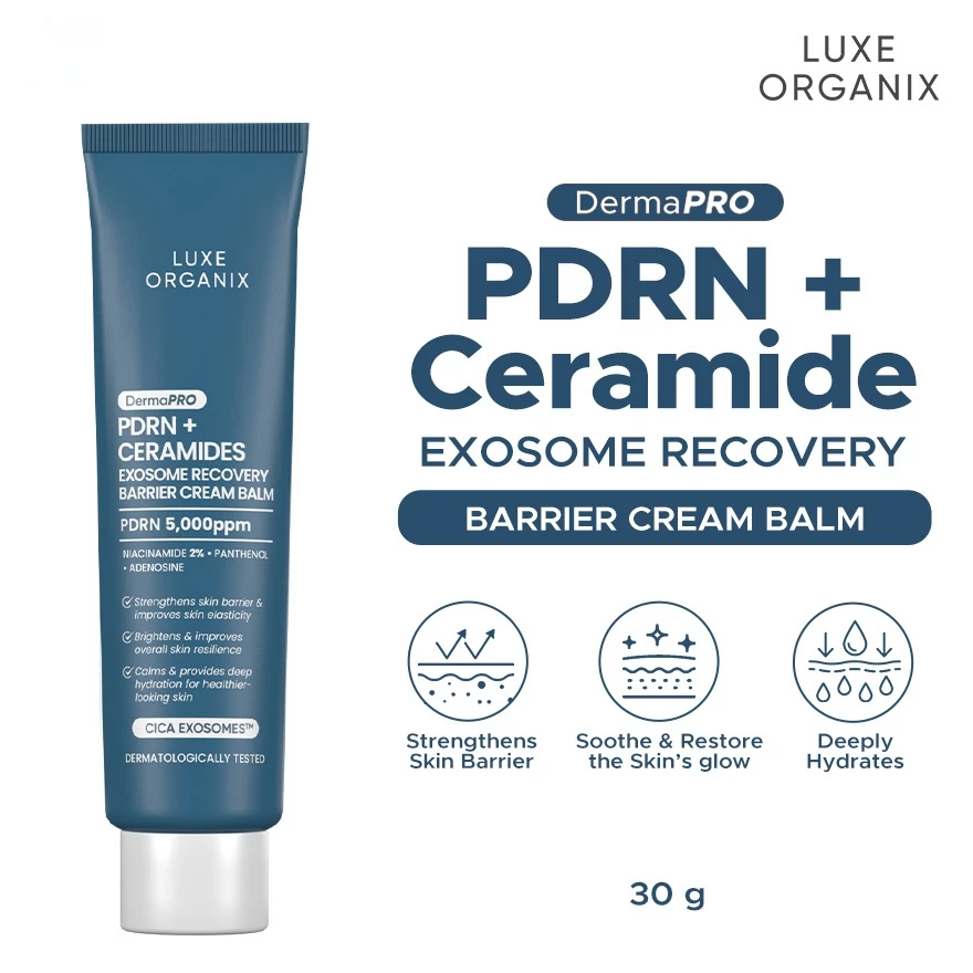 Luxe Organix PDRN + Ceramides Exosome Recovery Barrier Cream Balm - 30g