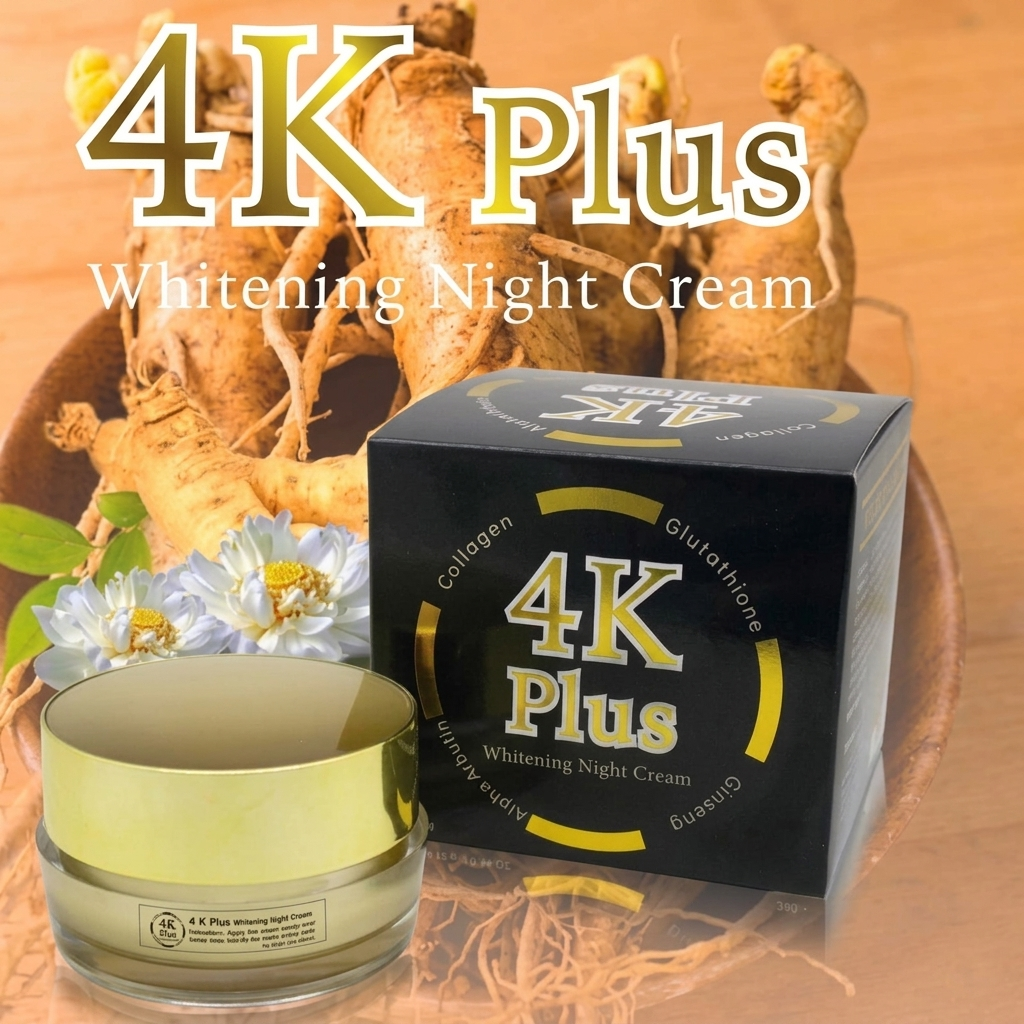 4K Plus 5X Brightening Night Thailand Cream - 20g