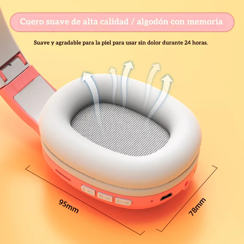Colorful Cute Hifi Wireless Headphone SYM-003