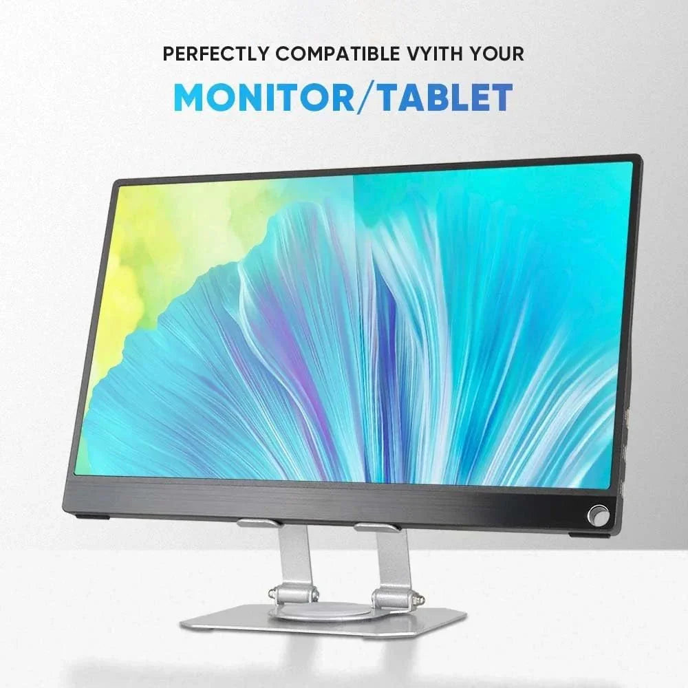 Rotating Base Metal Foldable Desktop Stand
