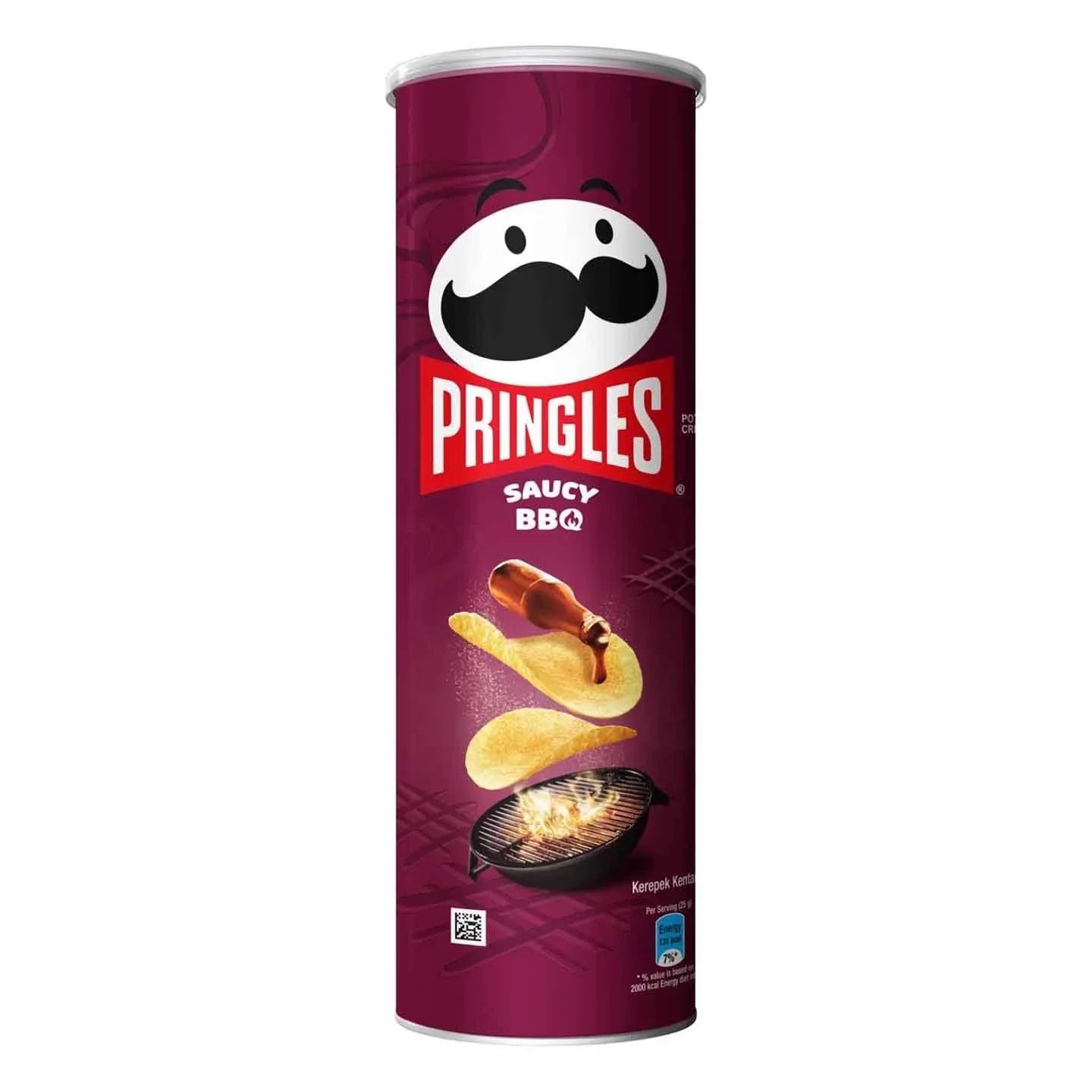 Pringles Saucy BBQ Potato Chips - 134g