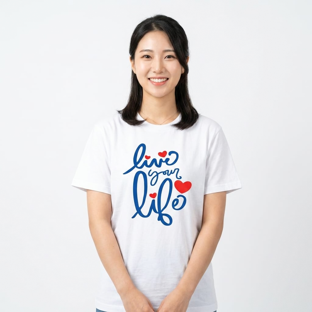 Fashion Text Printed Comfortable Women's T-Shirt #1029