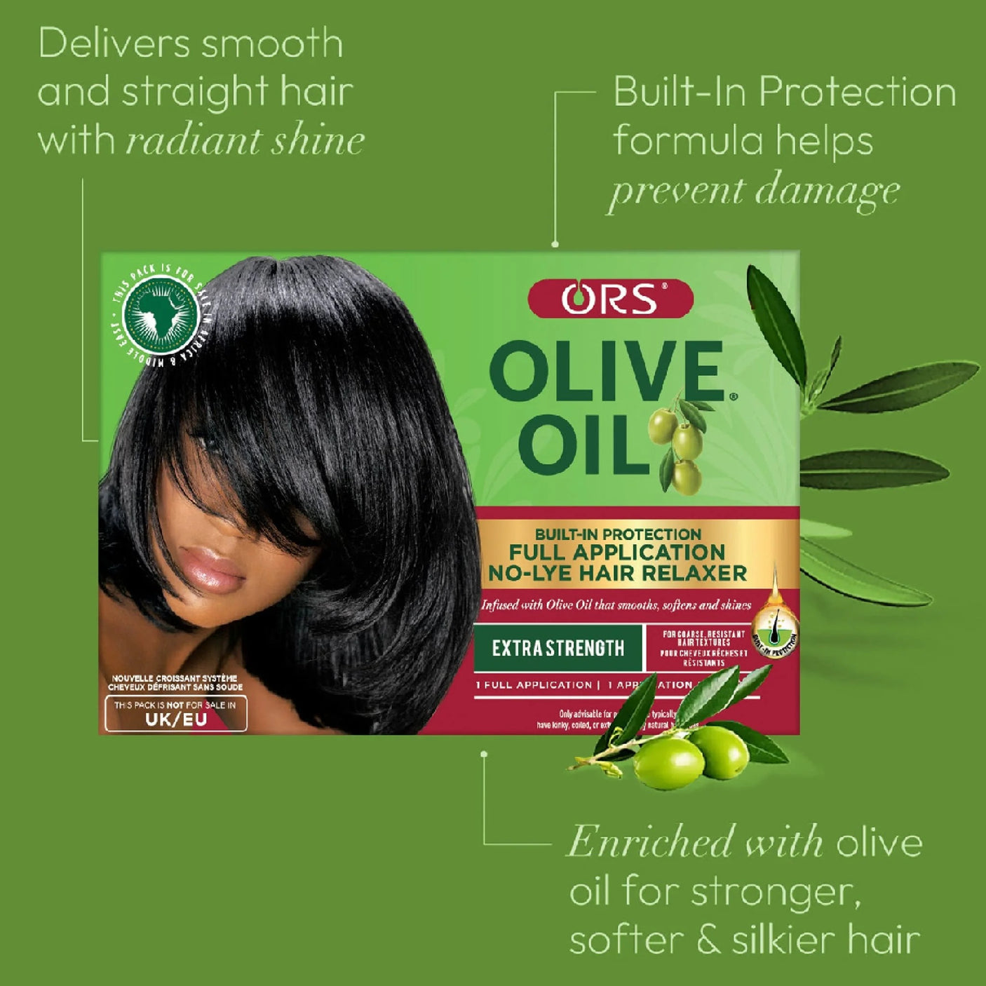 ORS Olive Oil Full Application No-Lye Hair Relaxer Kit