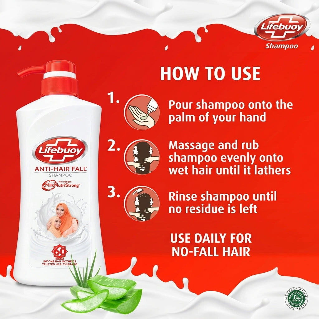 Lifebuoy Anti-Hair Fall Shampoo - 680ml
