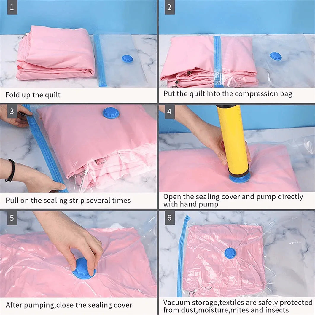 Clothes Organizer Space Saving Vacuum Bag - 50 × 60Cm