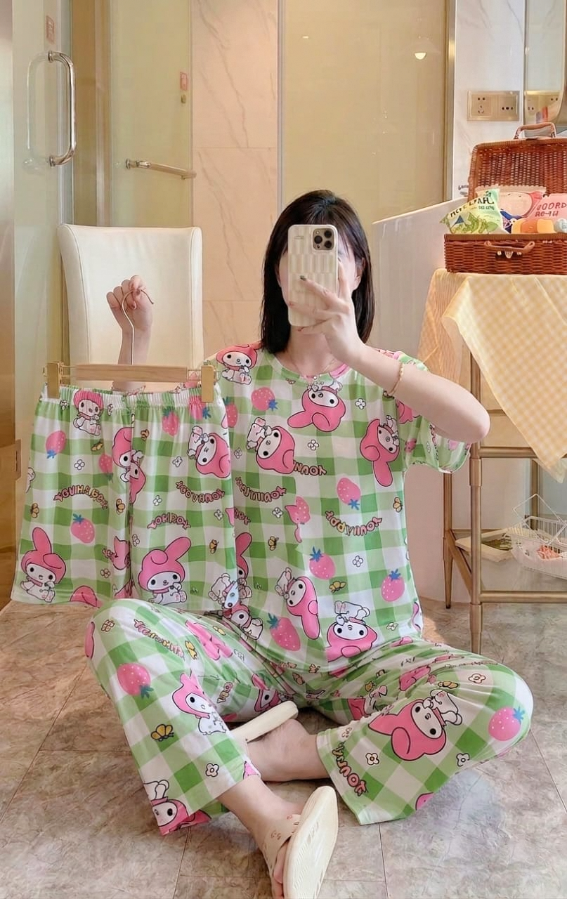 Women's Korean Fashion Pajamas 3 Pcs Set - HXF:1142#