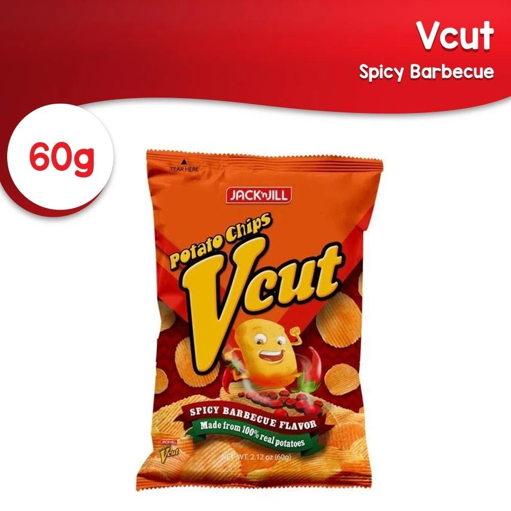 Jack 'n Jill V Cut Potato Chips Spicy BBQ 60 gm
