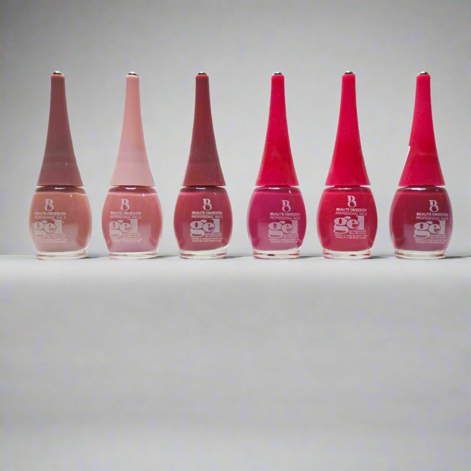 Beaute Obsession Nail Gel Polish - 6Pcs