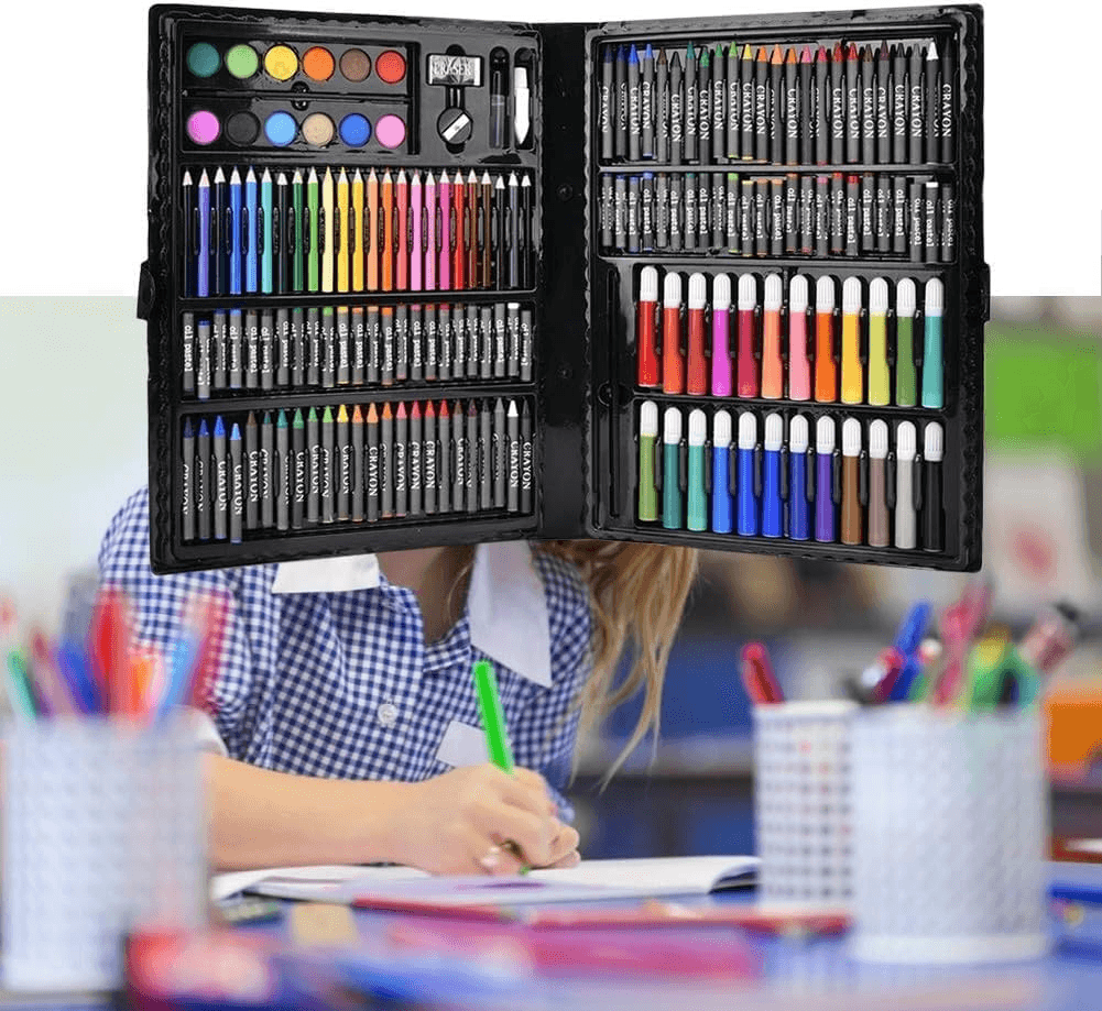 Back To School Portable Kids Drawing Art Set 168Pcs
