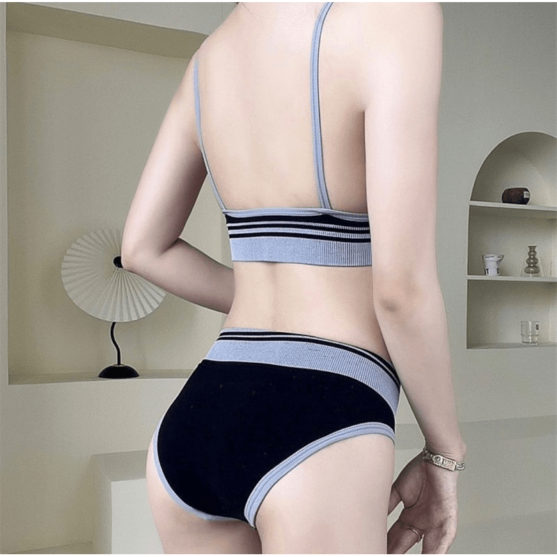 Psycho and Cute Bra and Panty Set - CX6722-55