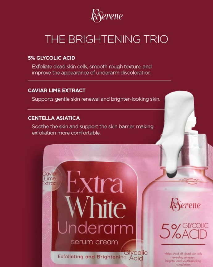 KSerene Extra White Underarm Serum Cream - 30g