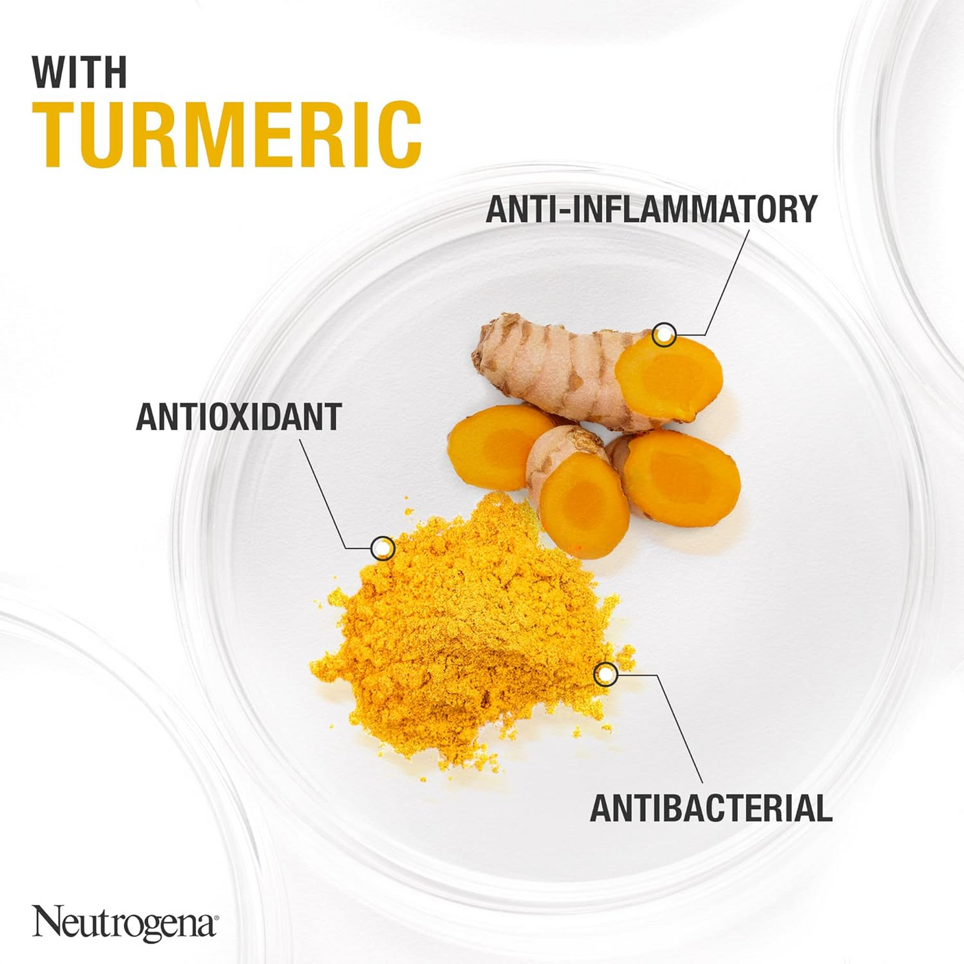 Neutrogena Soothing Clear Turmeric Mousse Cleanser - 150ml