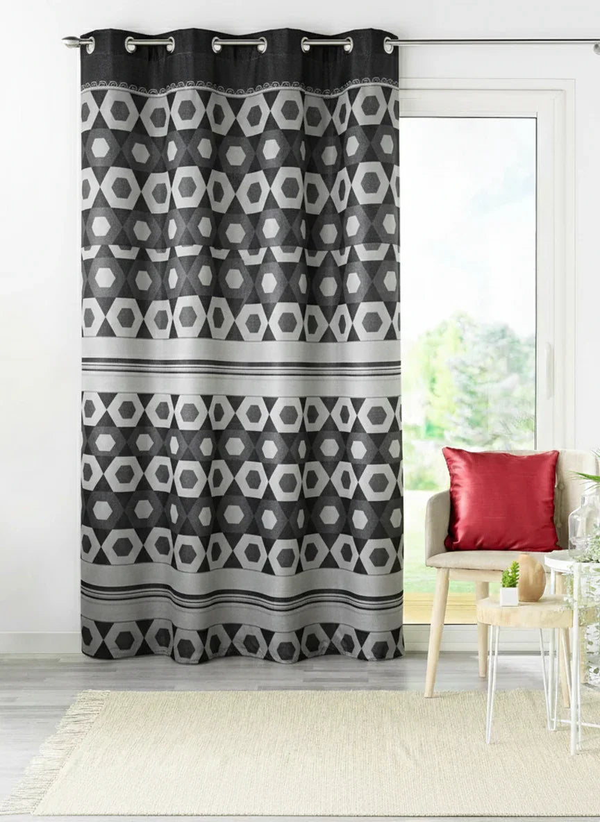 Bluebell Modern Design Window Curtain With Eyelet - 140 × 240CM