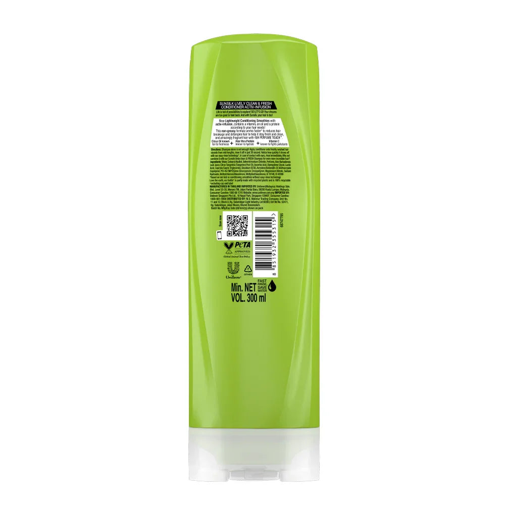 Sunsilk Lively Clean & Fresh Conditioner - 300ml