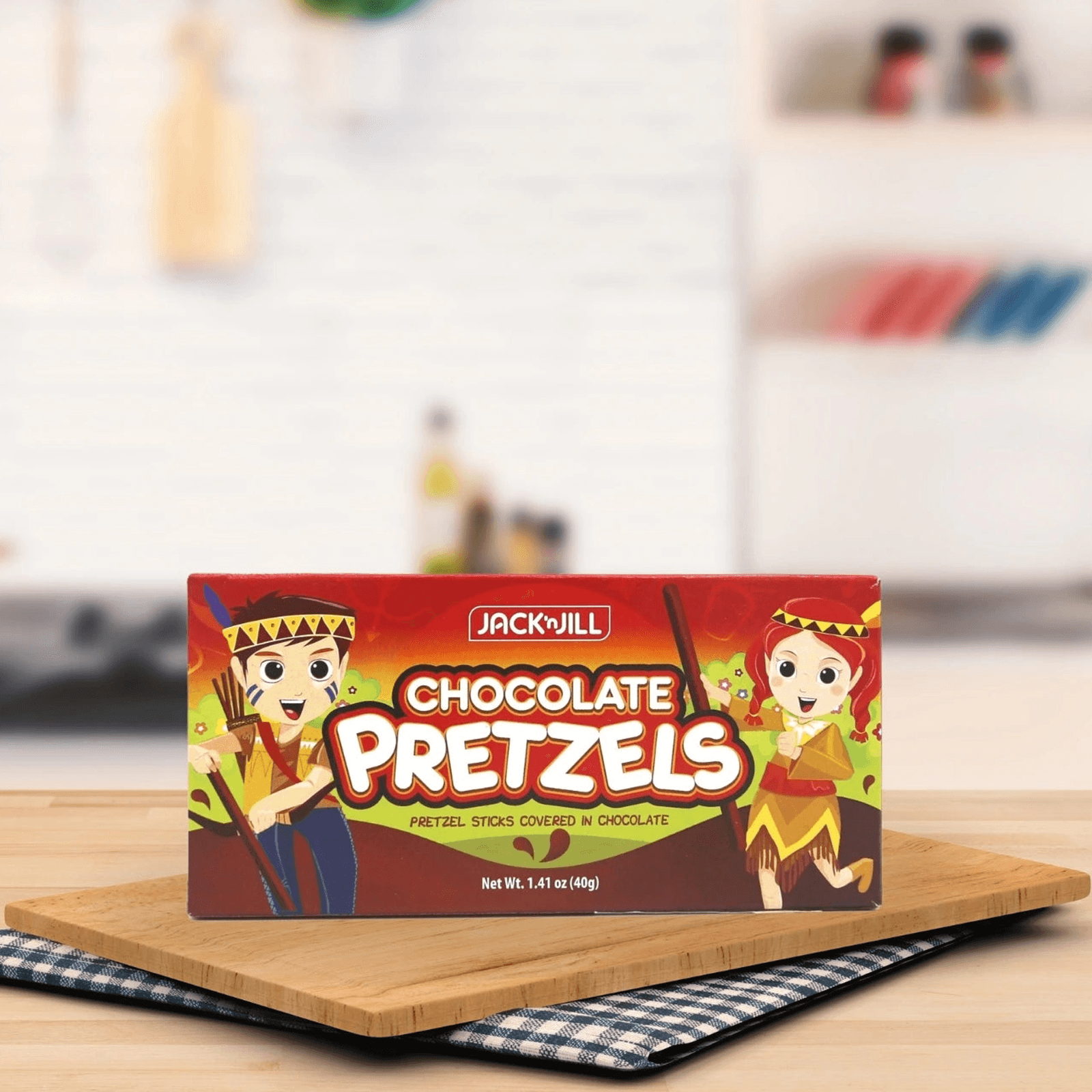 Jack 'n Jill Pretzels Chocolate - 40g
