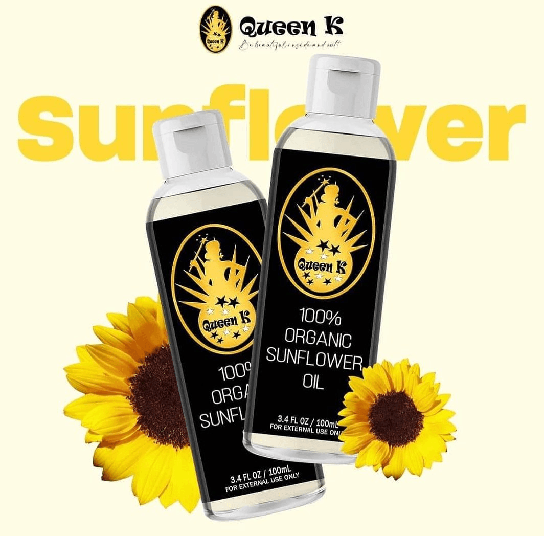 Queen K 100% Organic Sunflower Oil - 100ml