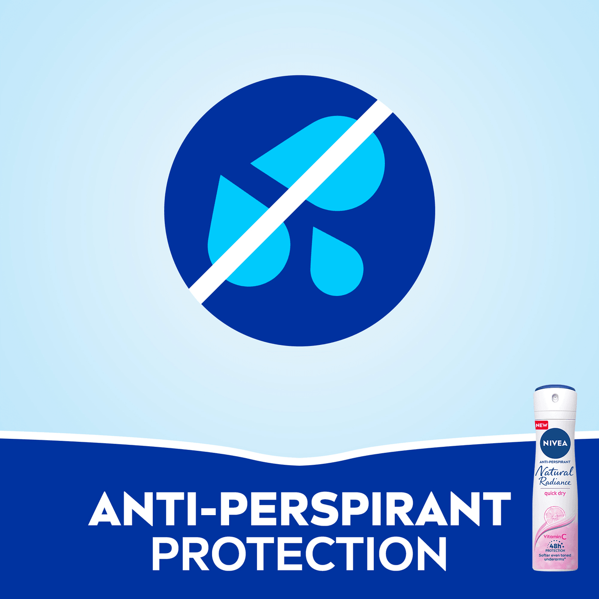 Nivea Body Spray Natural Radiance 150ml