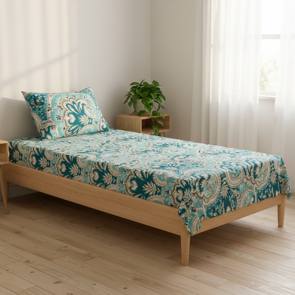 Active Single Flatsheet With One Pillow Cover - 150 x 230 CM
