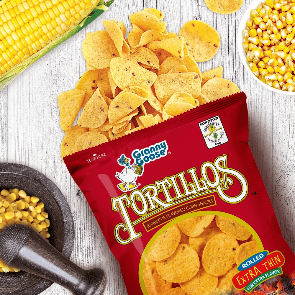 Granny Goose BBQ Tortillos Chips 100 gm