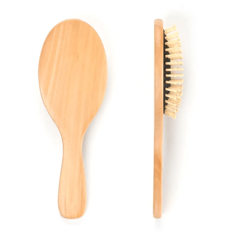 مشط خشبي لتصفيف الشعر الناعم