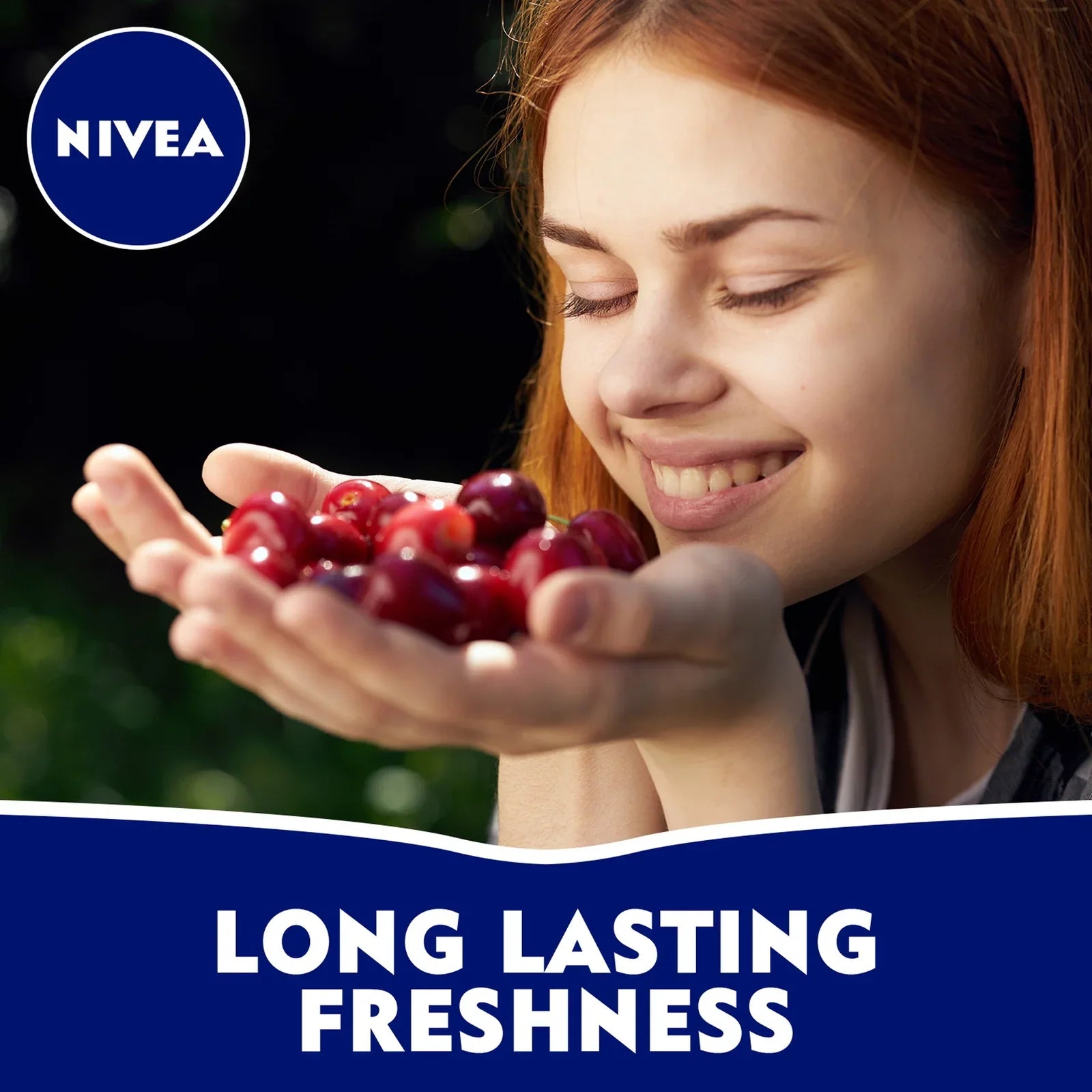 Nivea Fresh Cherry Antibacterial Deodorant Body Spray - 150ml