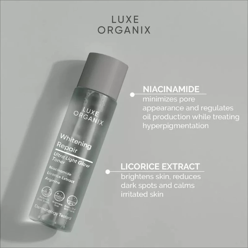 Luxe Organix Brightening Repair Ultra Light Glow Toner - 150ml