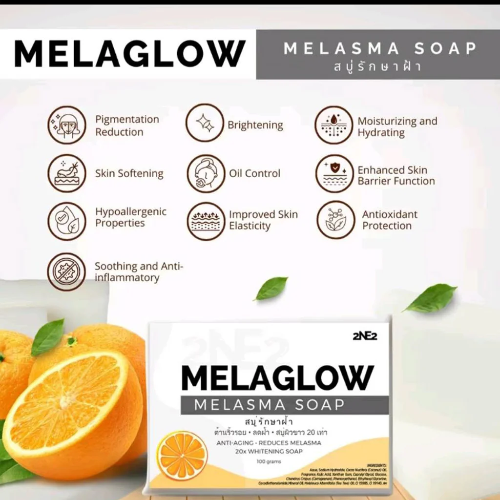 2NE2 MelaGlow Melasma Soap - 100g