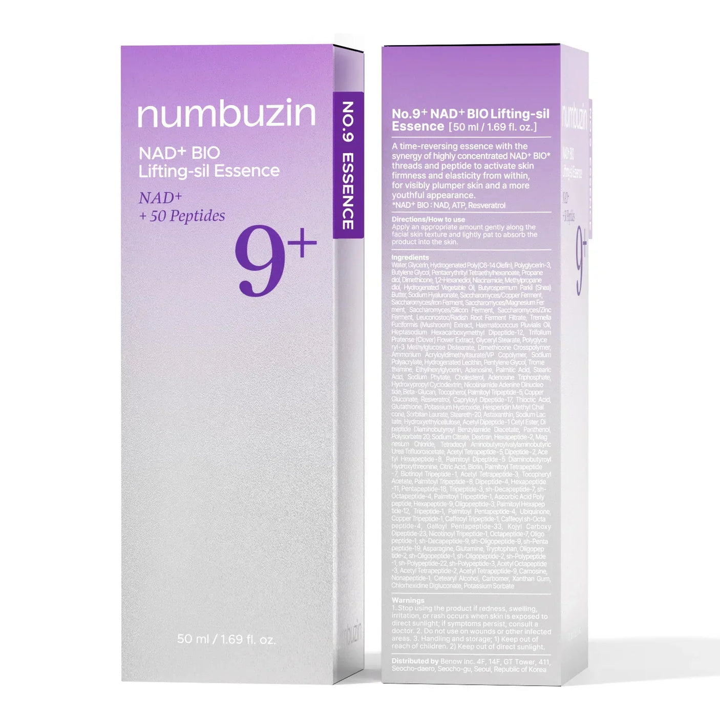 Numbuzin 9+ NAD+ BIO Lifting-Sil Essence - 50ml