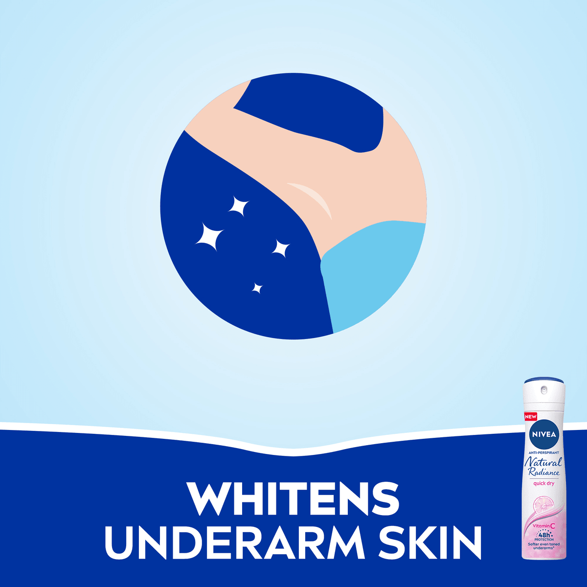 Nivea Body Spray Natural Radiance 150ml