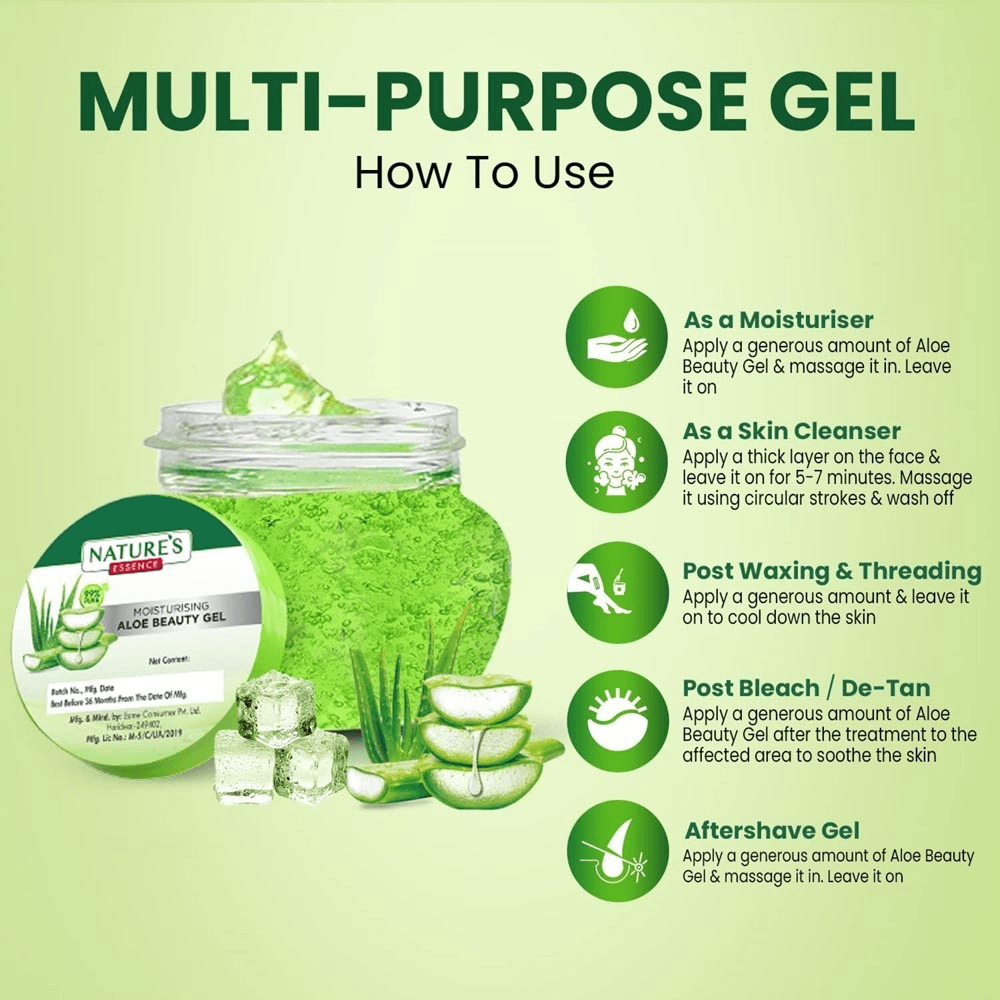 Nature's Essence Moisturizing Aloe Beauty Gel - 100g