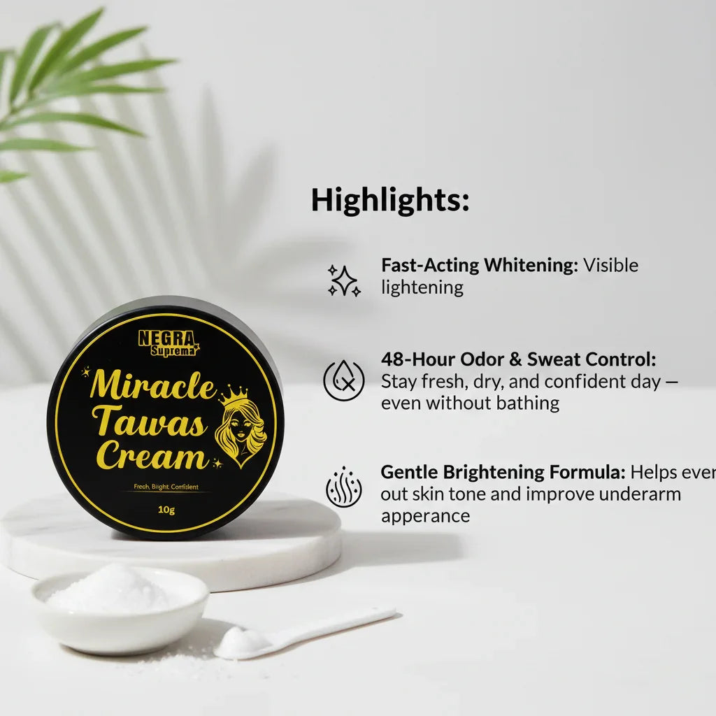 Negra Suprema Miracle Tawas Underarm Cream - 10g