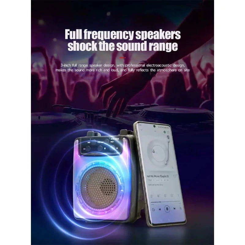 Kbroad Flame Light Portable Wireless Speaker KTS-2006