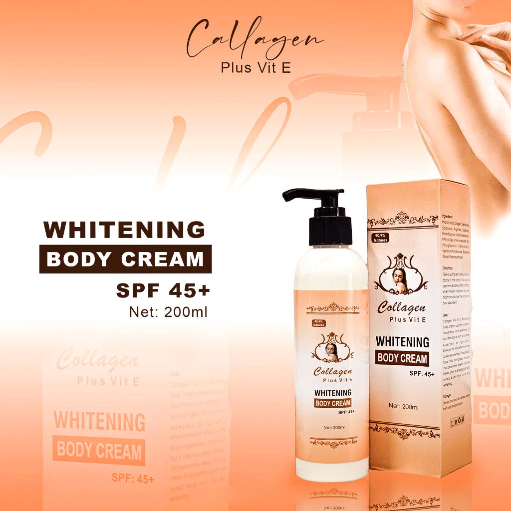 Collagen Plus Vit E Brightening Body Cream SPF45+ - 200ml