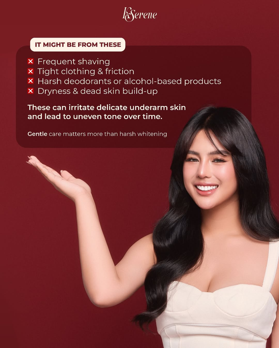 KSerene Extra White Underarm Serum Cream - 30g