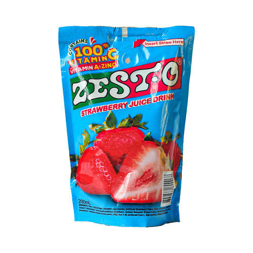 Zesto Strawberry Juice Drink - 200ml