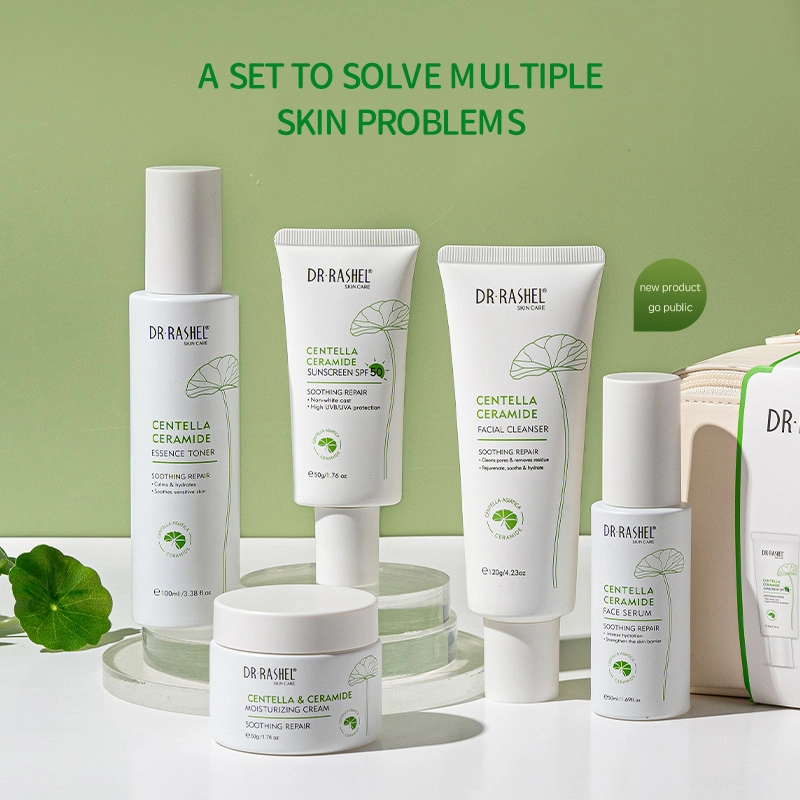 Dr.Rashel Centella & Ceramide Soothing Repair Skin Care Set with Bag