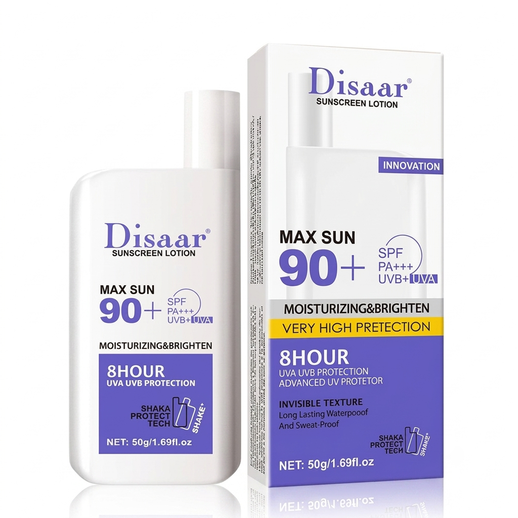 Disaar Moisturizing Sunscreen Lotion SPF 90+ - 50g