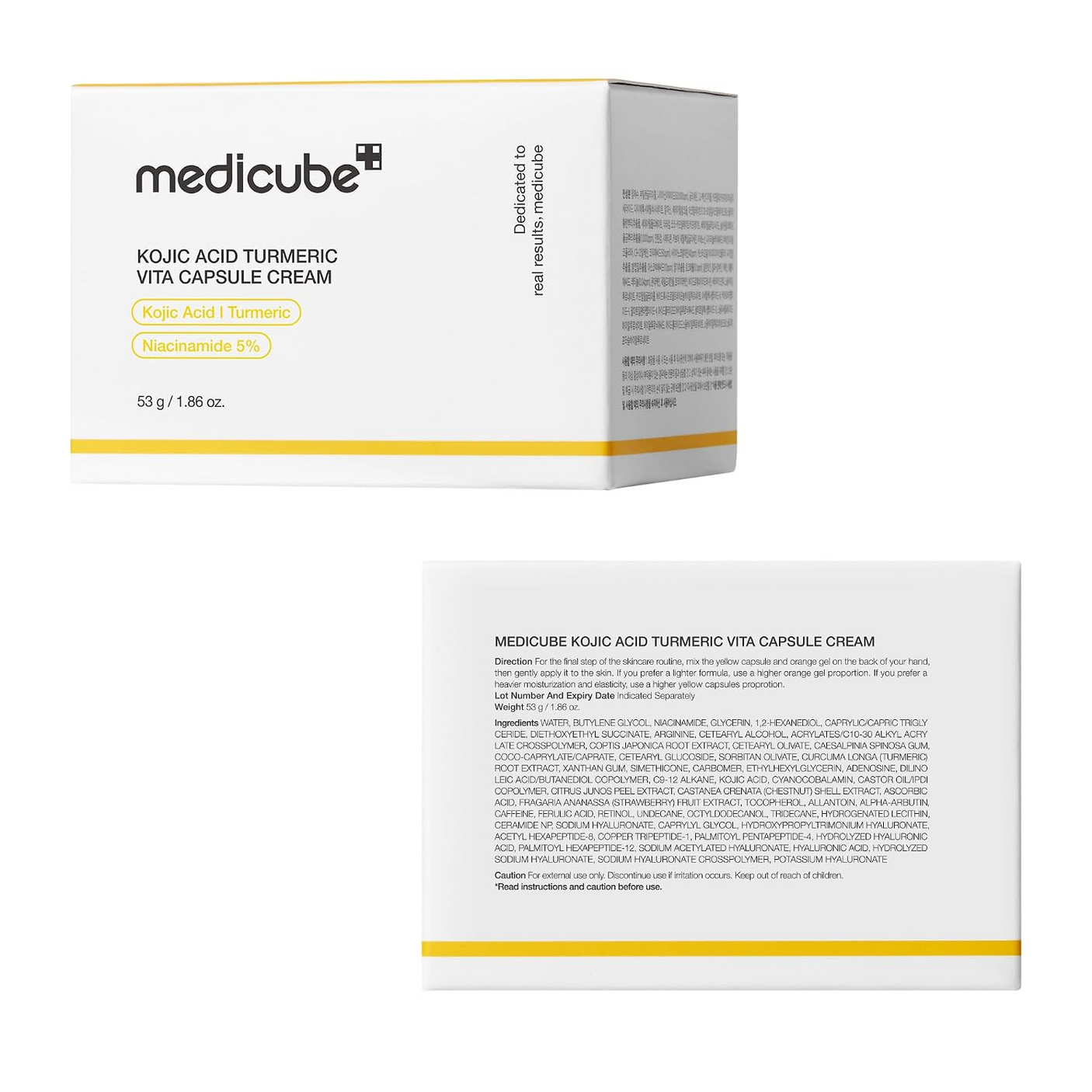 Medicube Kojic Acid Turmeric Vita Capsule Cream - 53g